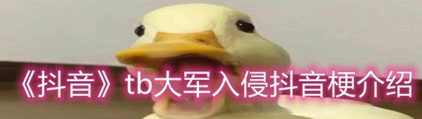 《抖音》tb大军入侵抖音梗介绍