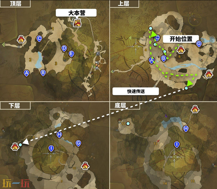 怪物猎人荒野龙都遗迹骨冢位置及收集路线推荐 骨冢采集指南