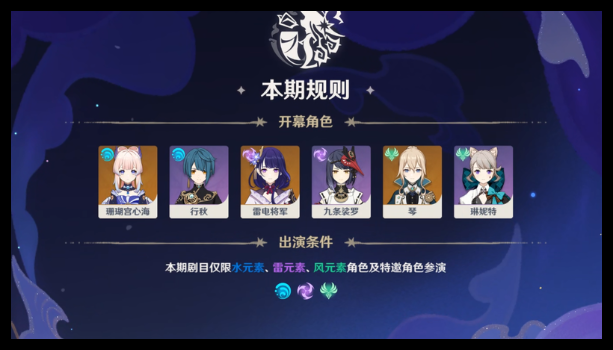 《原神》幻想真境剧诗第6期低配打法公式3