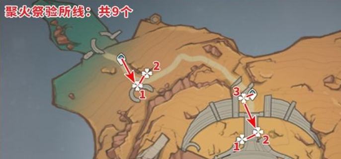 原神云岩裂叶分布图图一