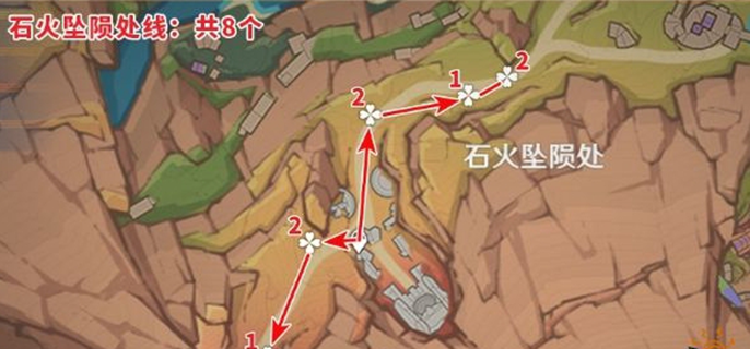 原神云岩裂叶分布图图四