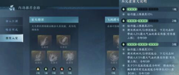 逆水寒神相内功搭配推荐