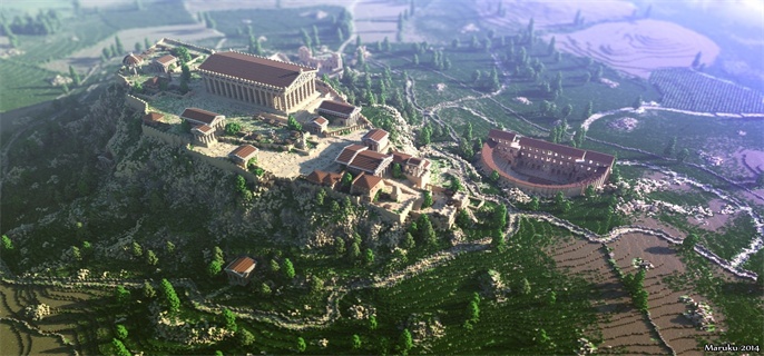 我的世界指令一条指令建主城