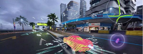 《*飞车集结》雨中城跑图技巧