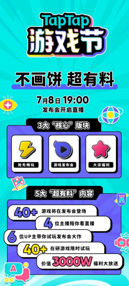 TapTap游戏节新鲜出炉，发布、试玩、福利，值得一试
