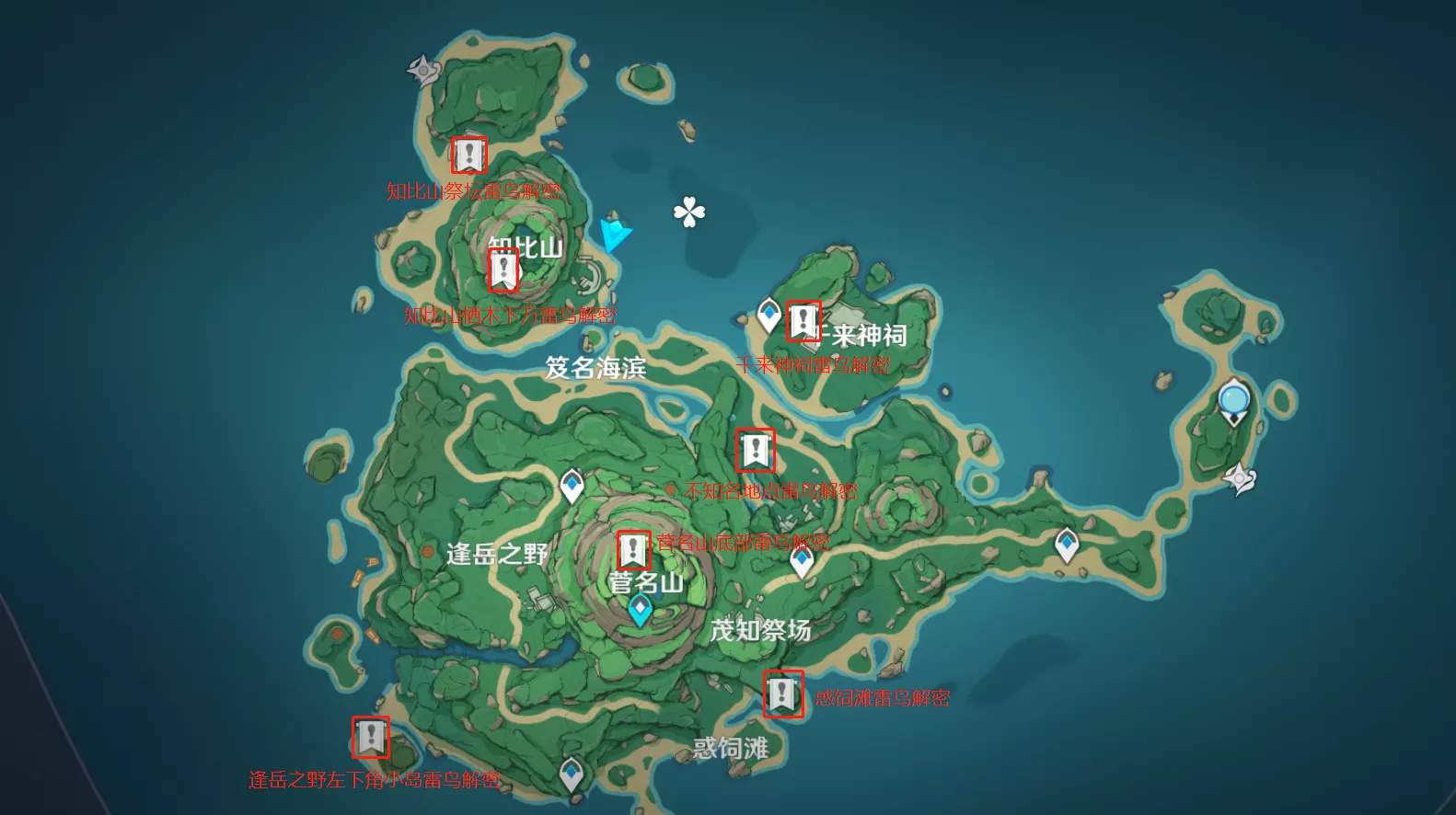 原神知比山石头顺序攻略1