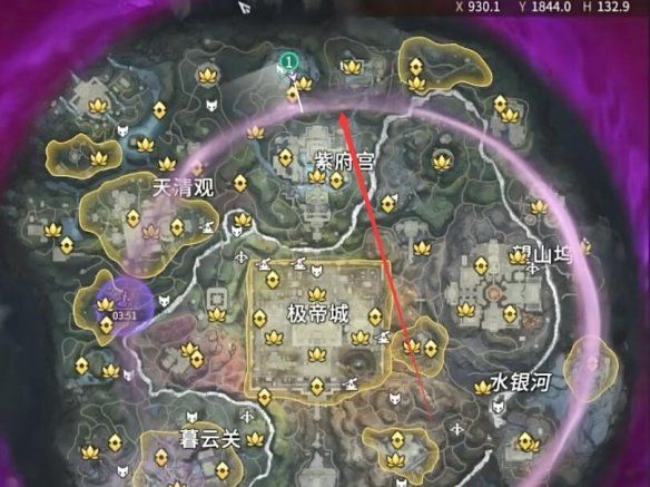 《永劫无间手游》龙隐洞天汤泉眼位置
