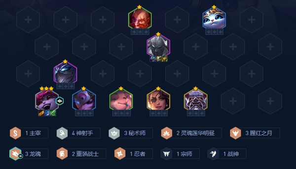 金铲铲之战龙魂小炮阵容怎么搭配图二