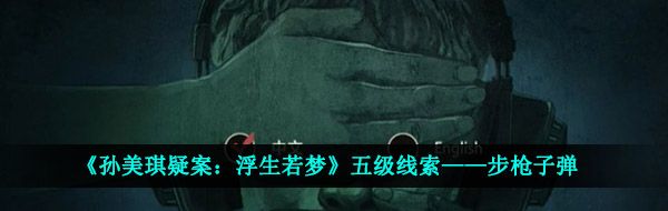 《孙美琪疑案：浮生若梦》五级线索——步枪子弹