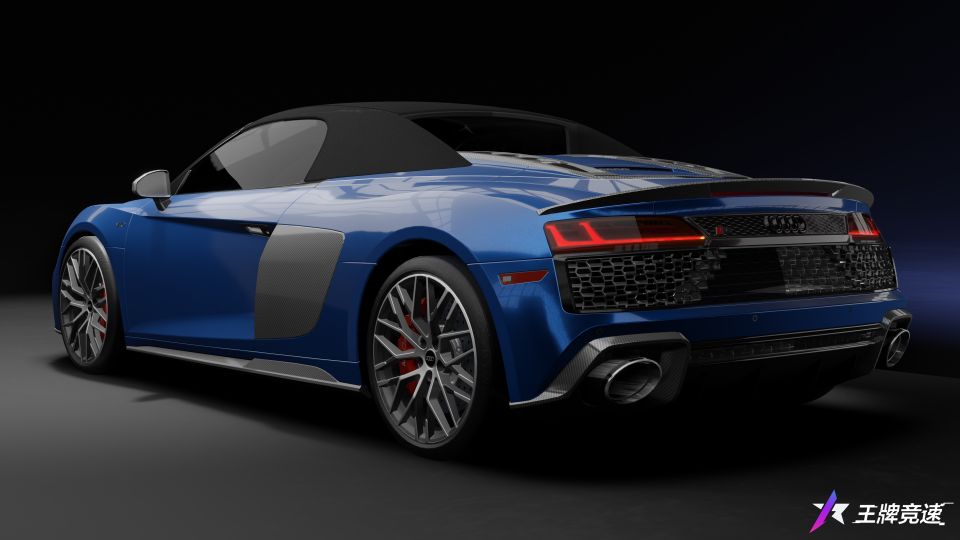 超跑开进《*竞速》 沉浸式提车“奥迪R8 Spyder V10”