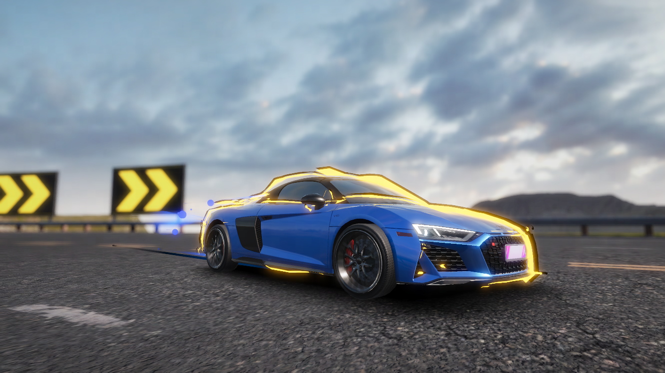 超跑开进《*竞速》 沉浸式提车“奥迪R8 Spyder V10”