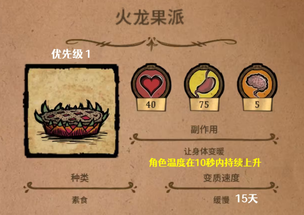 15、TOP1火龙果派