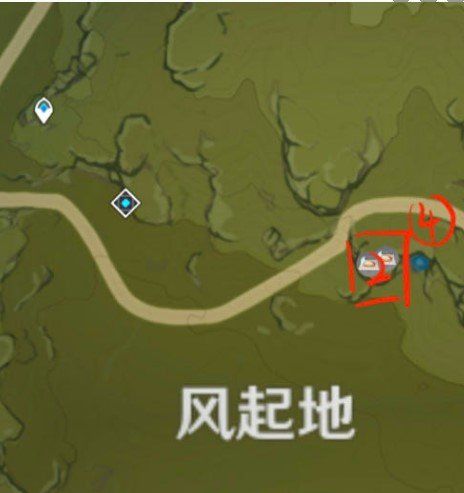 《原神》蒲公英采集线路图