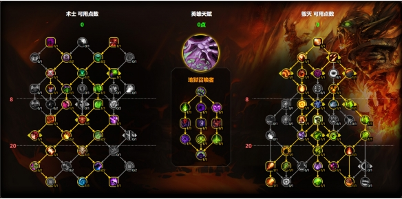 魔兽世界毁灭术天赋怎么加点