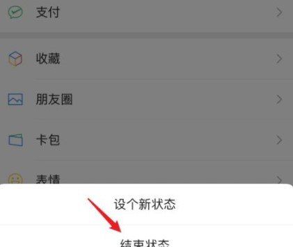 《微信》我的状态结束教程