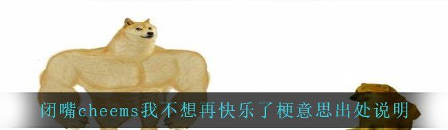 闭嘴cheems我不想再快乐了梗意思出处说明