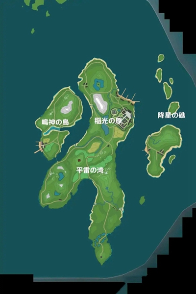 《原神》稻妻城地图位置