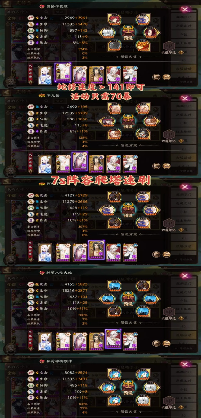 《阴阳师》天照活动爬塔打法攻略图一