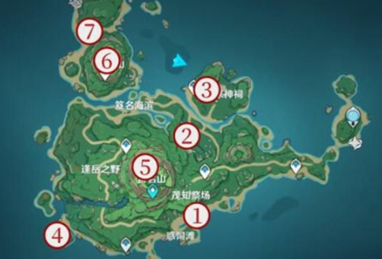 原神鹤观石板位置