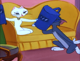 可怜的汤姆猫被她鼓掌之中系列表情包大全分享GIF动图