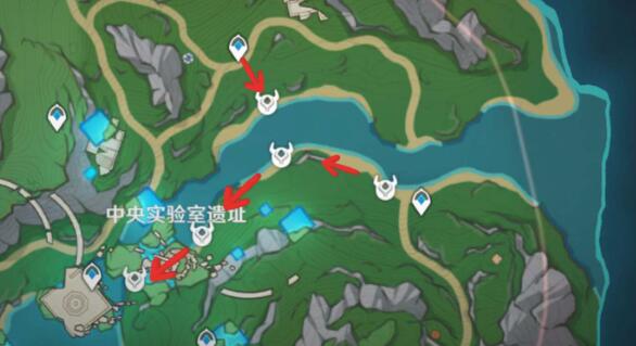《原神》原海异种采集路线图