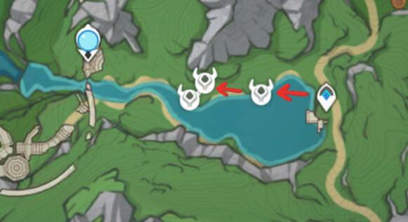 《原神》原海异种采集路线图