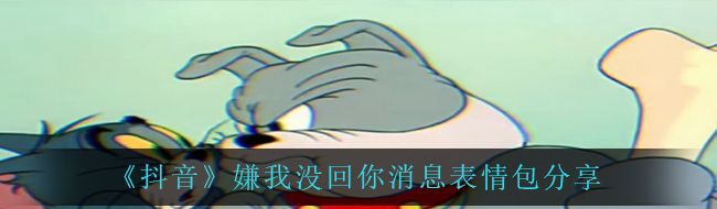 《抖音》嫌我没回你消息表情包分享