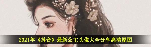 2021年《抖音》最新公主头像大全分享高清原图