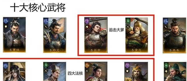 《三国谋定天下》核心卡介绍
