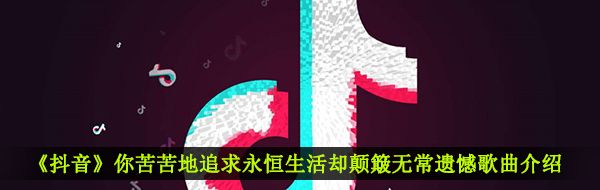 《抖音》你苦苦地追求永恒生活却颠簸无常遗憾歌曲介绍