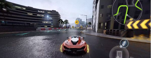 《*飞车集结》雨中城跑图技巧
