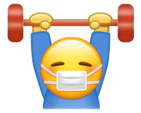 《抖音》小黄脸举哑铃表情包分享