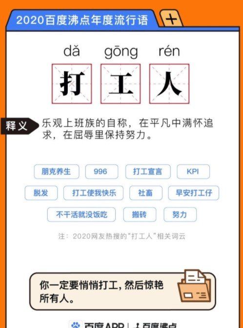 2020年百度沸点年度流行语前十分享