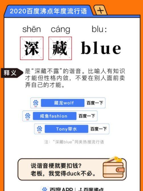 2020年百度沸点年度流行语前十分享