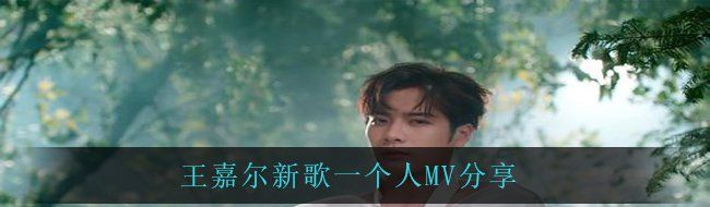 王嘉尔新歌一个人MV分享